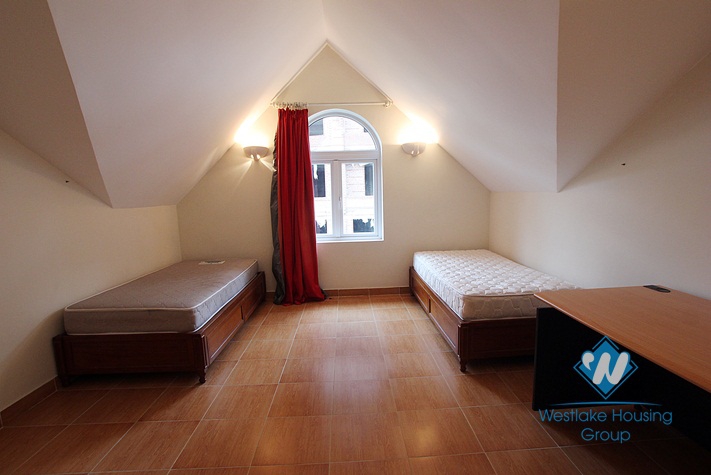 Unfurnished house with swimming pool for rent in Westlake area, Hanoi